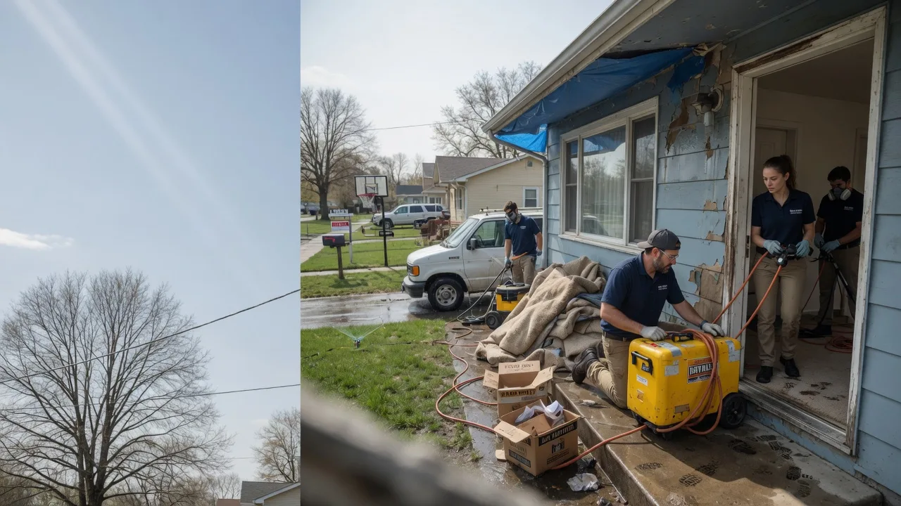 Basement Flood Cleanup in Noble, OK near me